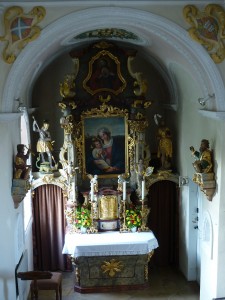 Hochaltar der Schlosskapelle Hirschbrunn